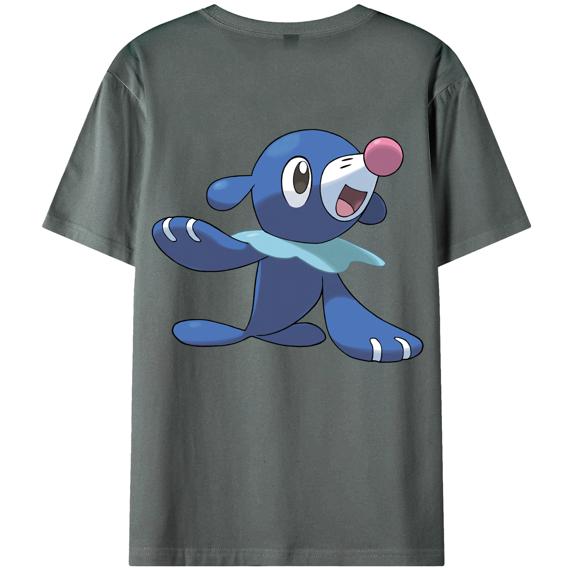 （画像用） ポケットモンスター Pokémon 綿100％ メンズ半袖Tシャツ（バックプリント） 通気性